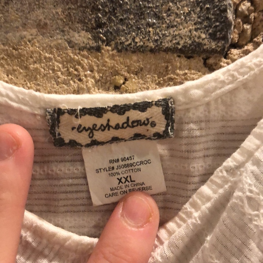 Textured white tank - Picture 3 of 4